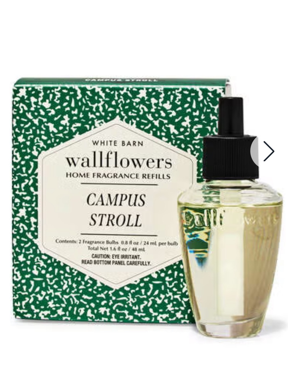 📚✏️🗒️ BBW Campus Stroll Wallflowers Home Fragrance Refills 2-pack NEW
